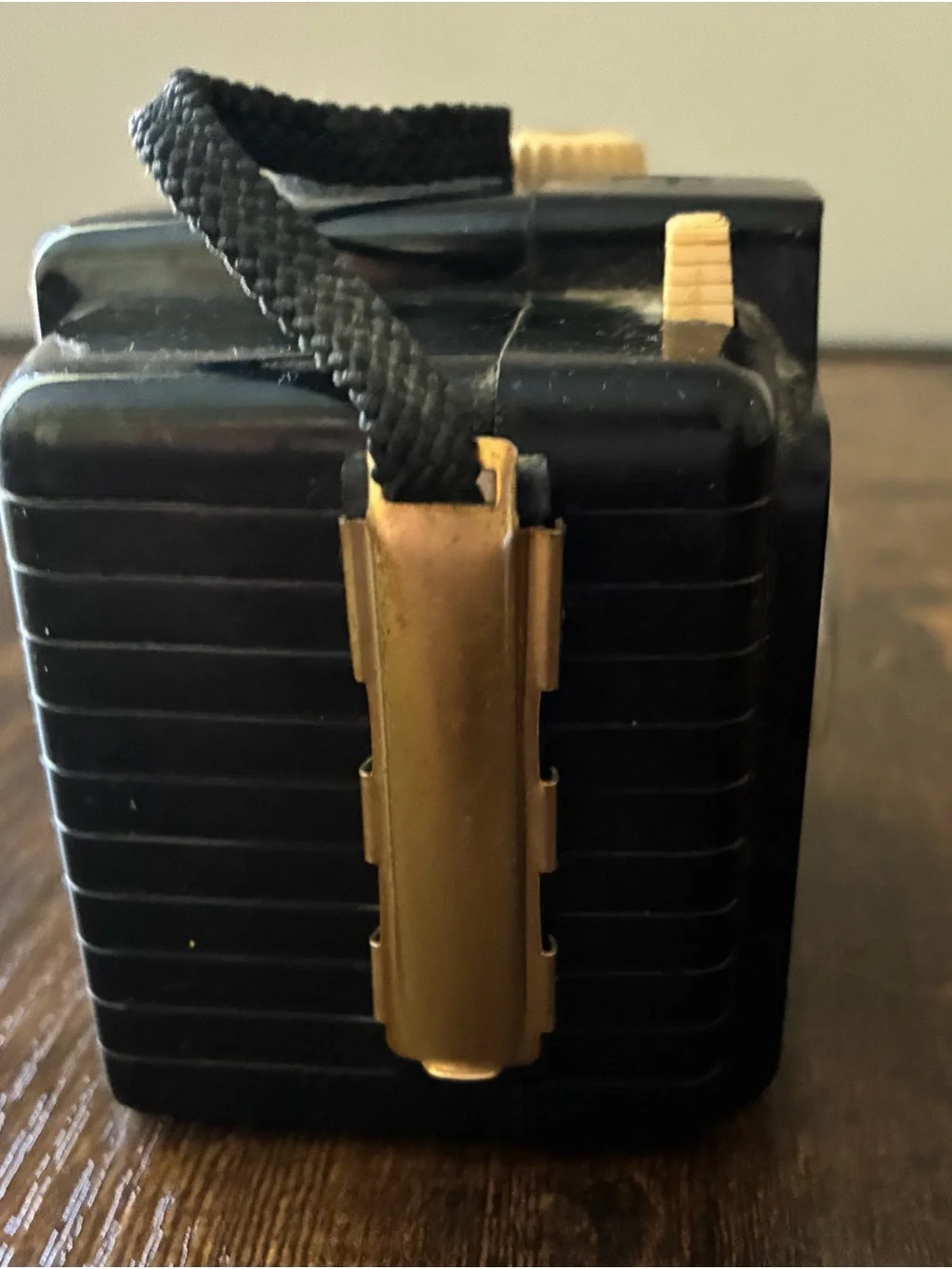 Kodak Vintage Brownie Bullet Camera in Black and Cream Accents